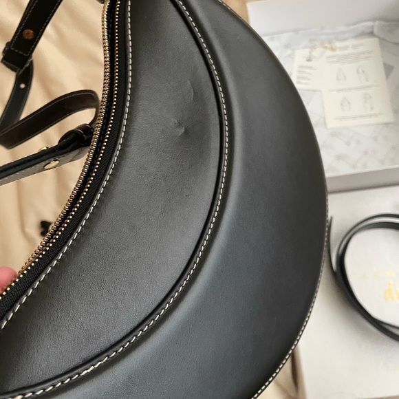 Polene Numero Dix Smooth Black Bag - Picture 9 of 10